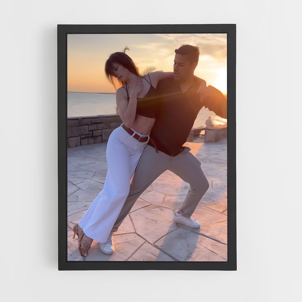 Poster Summer bachata – affiche Danse (vue 2)